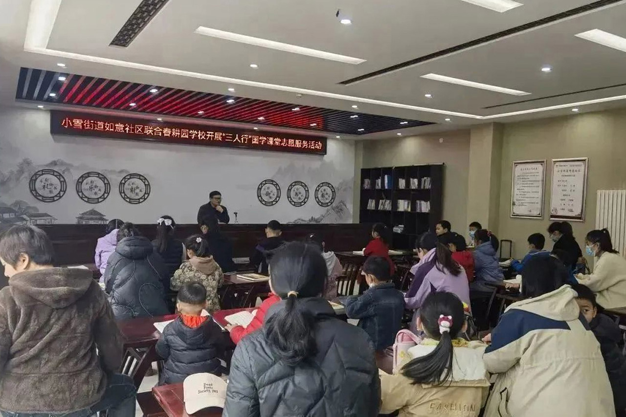 【春耕快讯】 春耕园学校传统文化进社区在行动